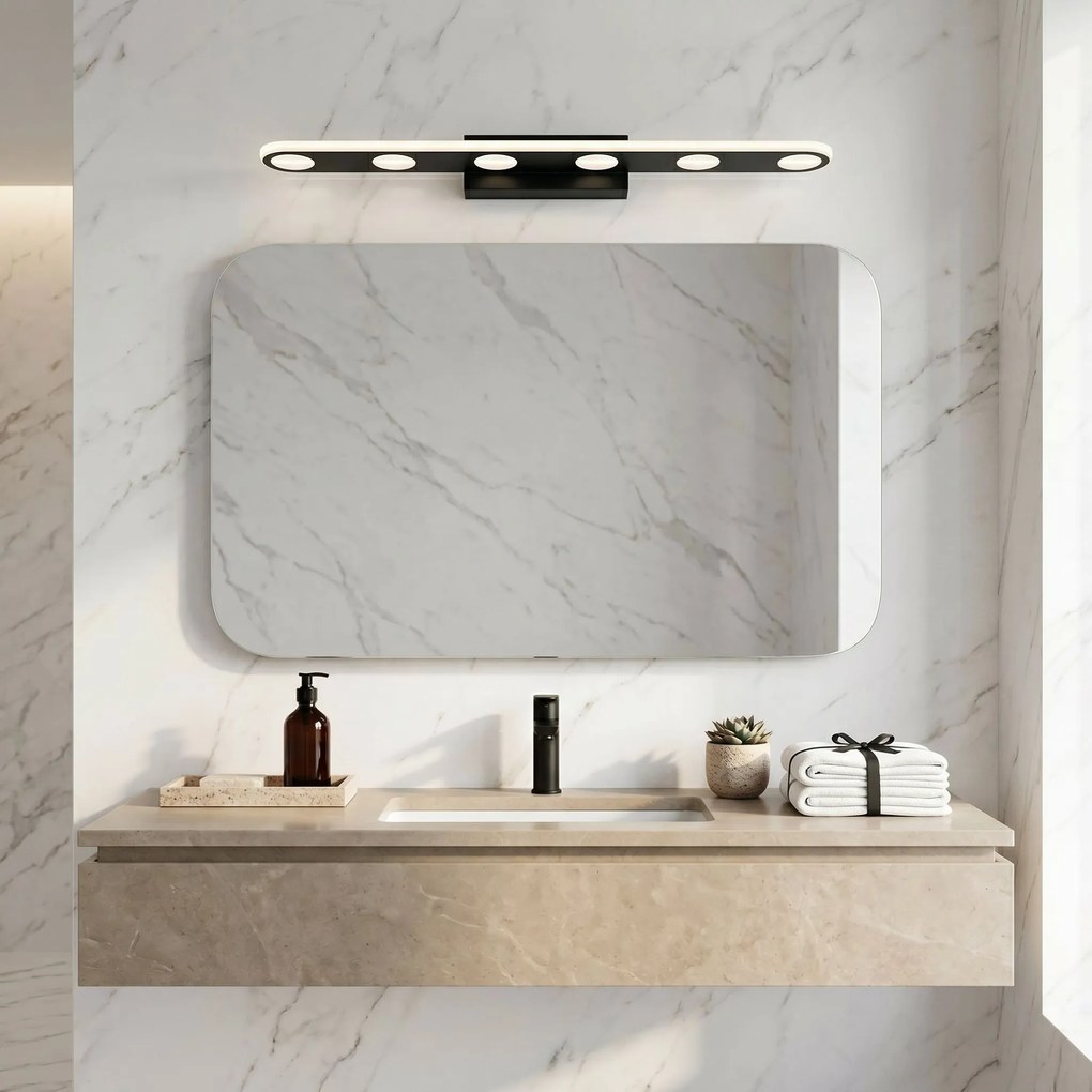 LED аплик за баня SWE055-W BLACK
