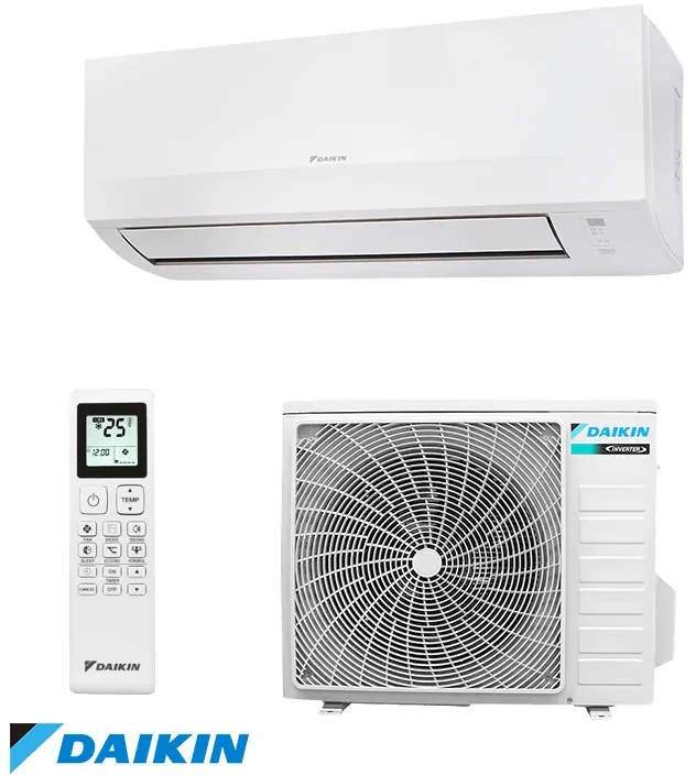 Инверторен климатик Daikin Sensira FTXC35E + RXC35E, 12000 BTU, 25 м2, A++, Wi-Fi, R-32, Бял