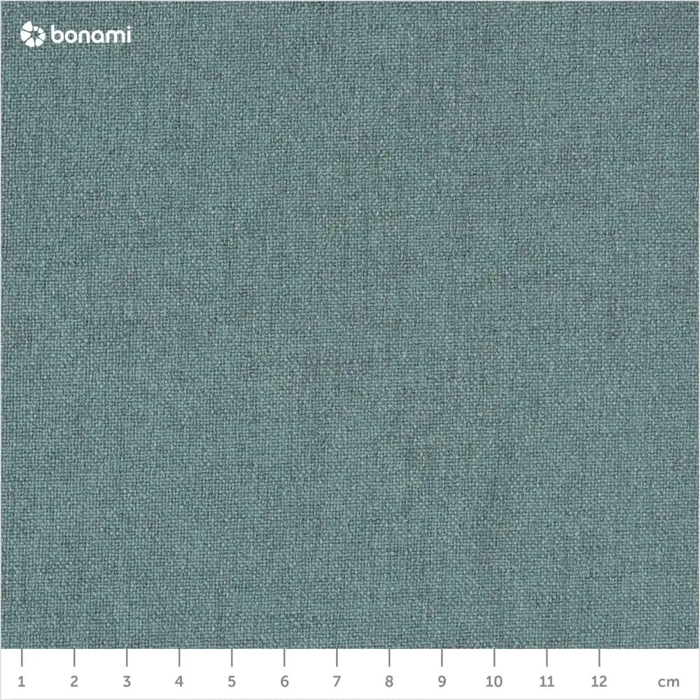 Сиво-синьо единично легло 120x200 cm тапицирано без ламелно дъно Mattis – Meise Möbel