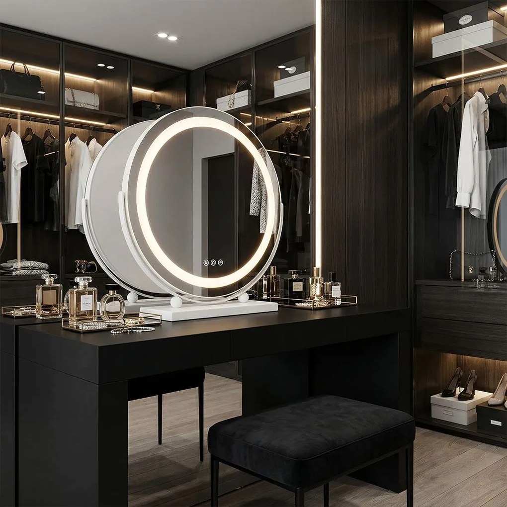 Огледало LED MAKE-UP White 40 cm