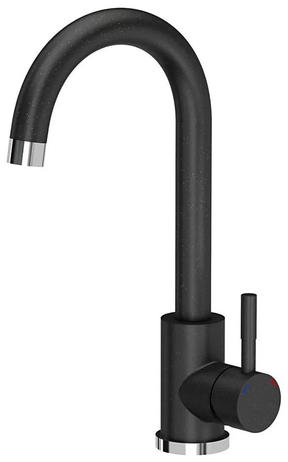 Samona - Смесител за мивка 32 см гранит/черен