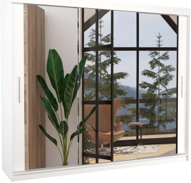 Гардероб Wrexham 250 плъзгащ се-Leuko