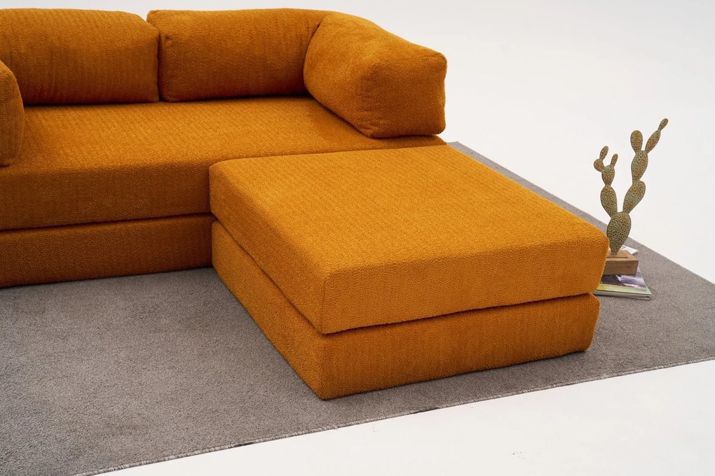 Ъглов диван Comfort Mini, цвят Оранжев