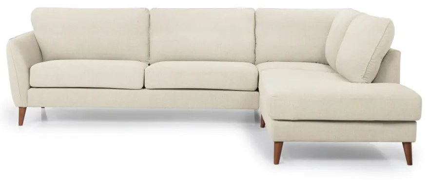 Бежов ъглов диван (десен ъгъл) Oslo - Scandic