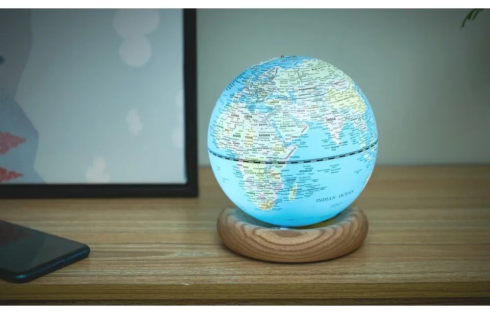 Глобус ø 13 cm Atlas LED – Gingko