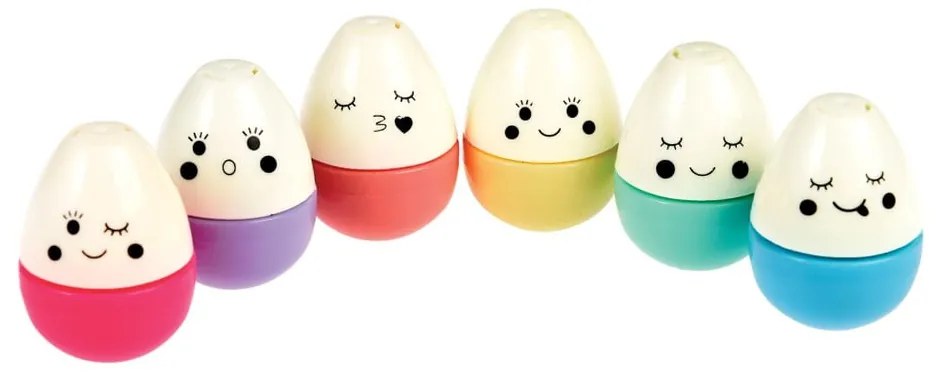 Комплект от 6 маркера за яйца с емотикони - Rex London