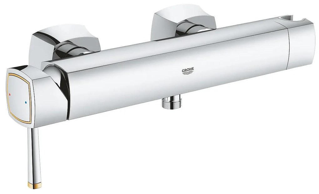 Смесител за душ, 23316IG0, Grandera, Grohe, едноръкохватков, 1/2″, хром и злато