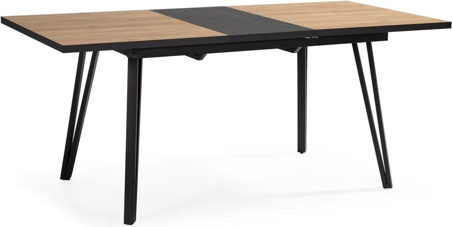 Маса за хранене с дъбов плот 90x140 cm Cleo - Marckeric