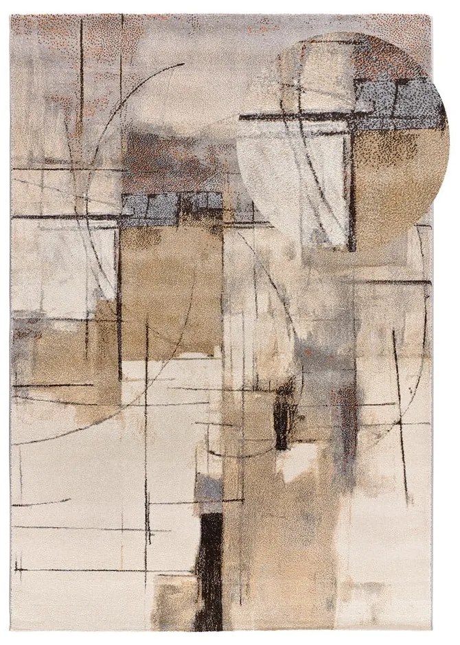 Килим в сив и бежов цвят 80x150 cm Beruti – Universal