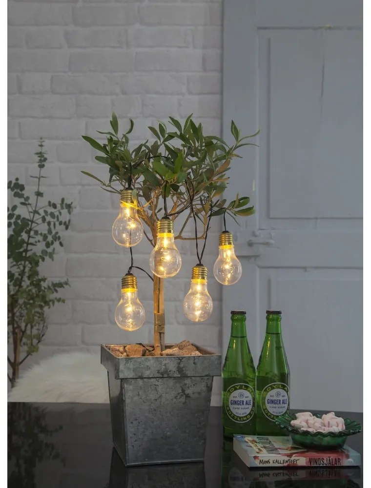 Бяла LED светлинна верига, дължина 1 м Glow - Star Trading