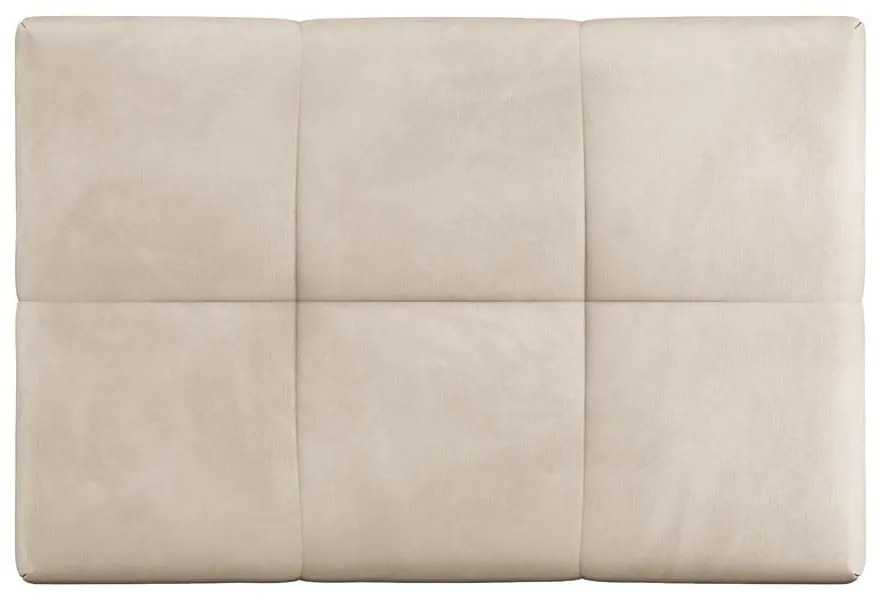 Бежов кадифен диван модул Rome Velvet - Cosmopolitan Design