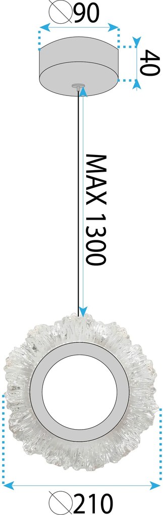 Лампа LED LHJ102-1CP GOLD