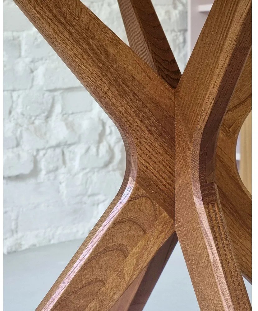 Трапезна маса от декор от дъб 90x90 cm Jubi – Ragaba