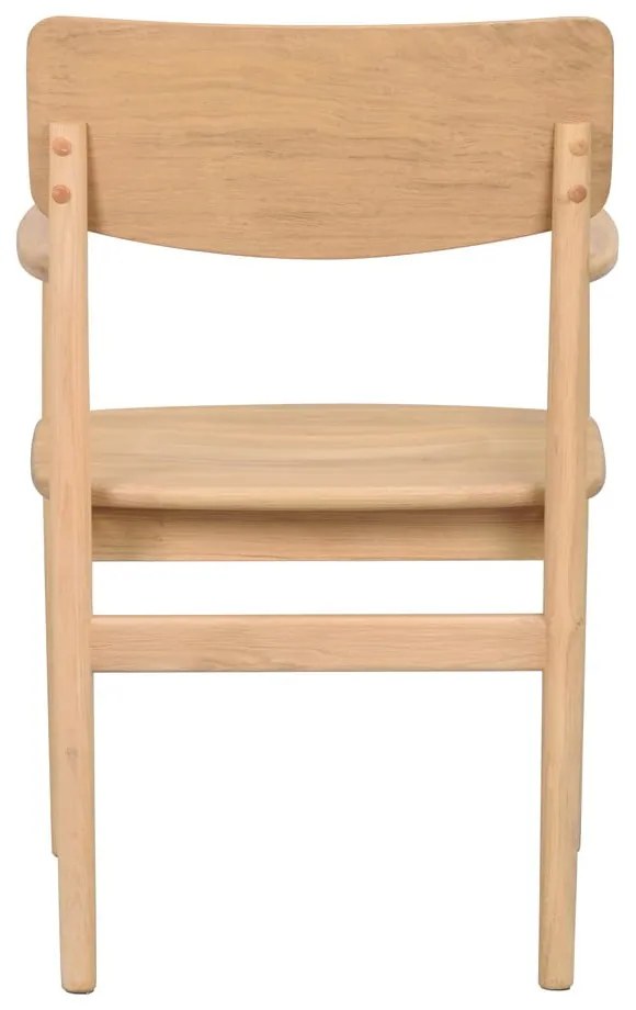 Трапезен стол от масивен дъб естествен Maidstone – Rowico