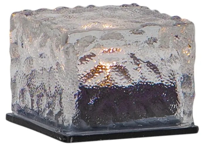 Екстериорни LED свещи в комплект 3 бр. със соларен панел (височина 5,5 cm) Icecube – Star Trading