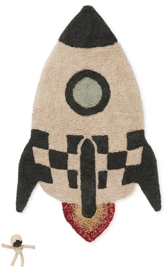 Памучно детско килимче за игра 85x135 cm Rocket – Lorena Canals
