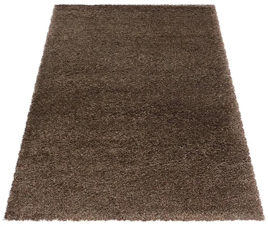Тъмнокафяв килим 80x150 cm Fluffy – Ayyildiz Carpets