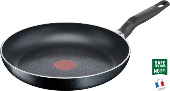 Комплект съдове за готвене Tefal C2678074 Starter Black, 6 ч, Титениево покритие, Без PFOA, Thermo-Fusion, Thermo-Signal, Индукция, Черен