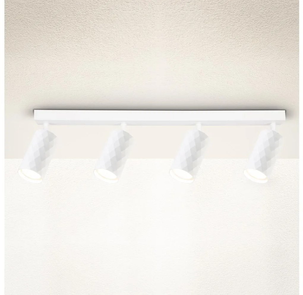 Brilagi - Точково осветително тяло SELE DIAMANT 4xGU10/30W/230V бяло