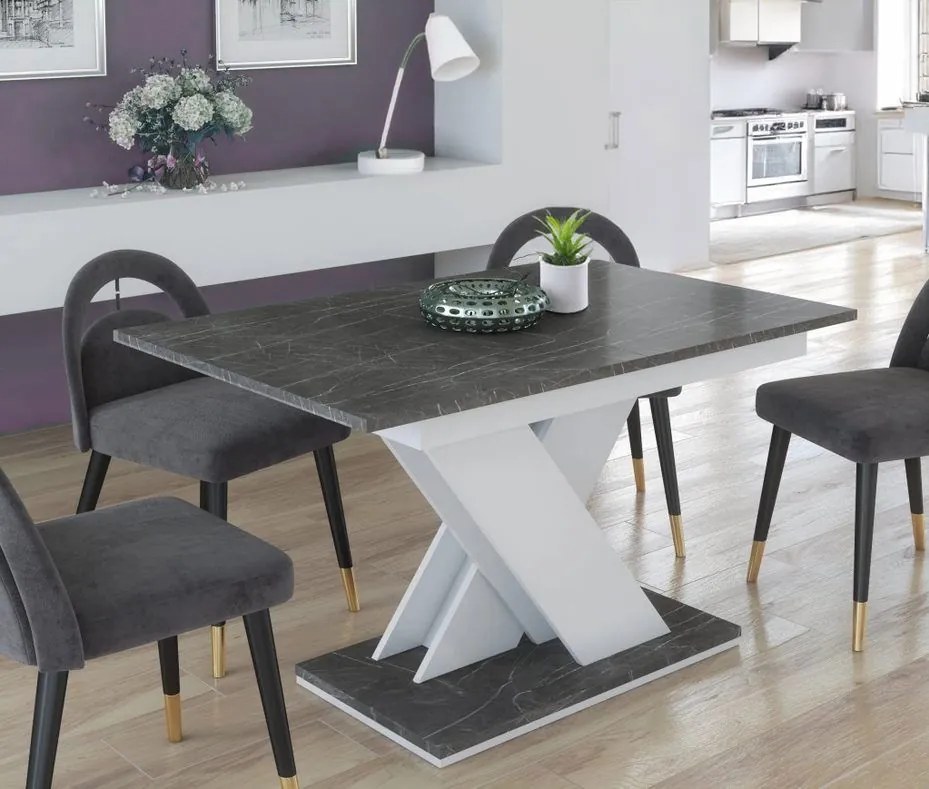 Разтегателна маса Elara-Gkri skouro - Leuko