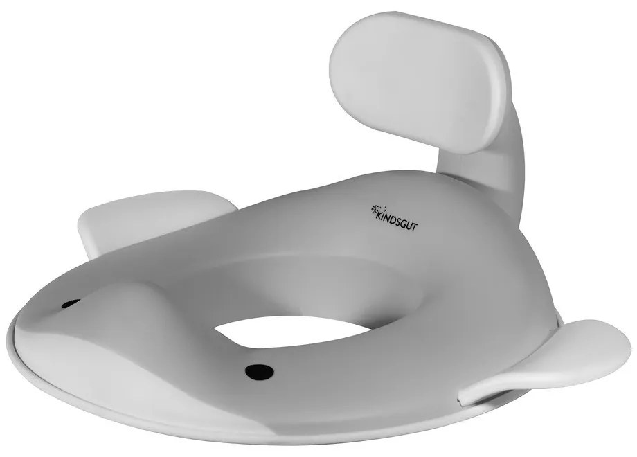 Тъмносива детска седалка за тоалетна Dark grey – Kindsgut