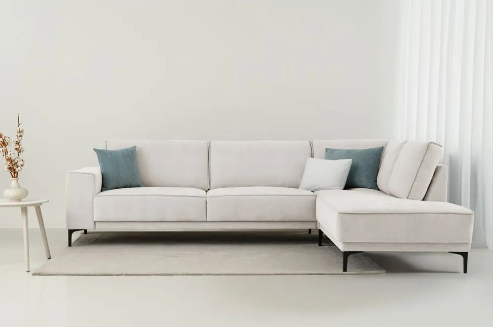 Кремав ъглов диван (десен ъгъл) Copenhagen – Scandic