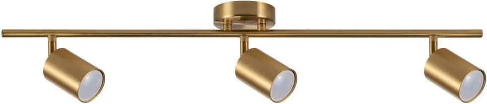 LED RGBW димируемо точково осветително тяло GOLDI 3xGU10/6W/230V златисто