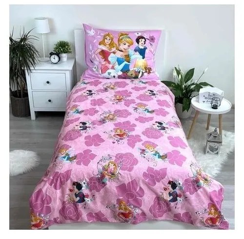 Памучно детско спално бельо за единично легло 140x200 cm Princess - Jerry Fabrics