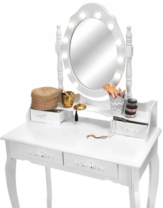 Качествена тоалетка с огледало и LED осветление