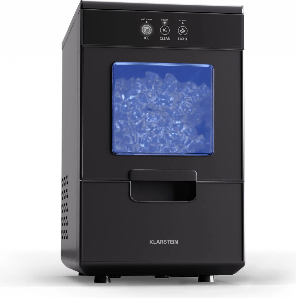 Klarstein Ice Galet, машина за кубчета лед, 20 кг/24 ч, Auto-Clean, 2,2 литра резервоар за вода