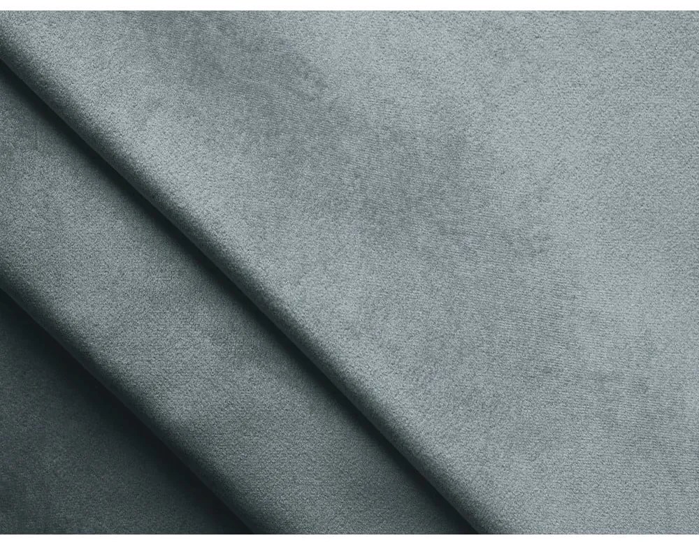 Светлосиньо боксспринг легло 160x200 cm с място за съхранение Mikana – Makamii