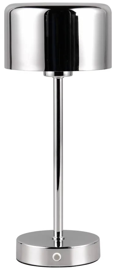 LED настолна лампа с възможност за димиране в лъскаво сребро (височина 30 cm) Jeff - Trio