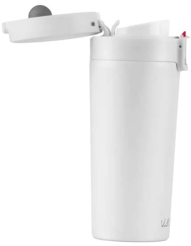 Бял термос за пътуване , 400 ml Fuori - Vialli Design