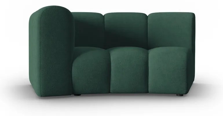 Зелен модул за диван (ляв ъгъл) Lupine - Micadoni Home