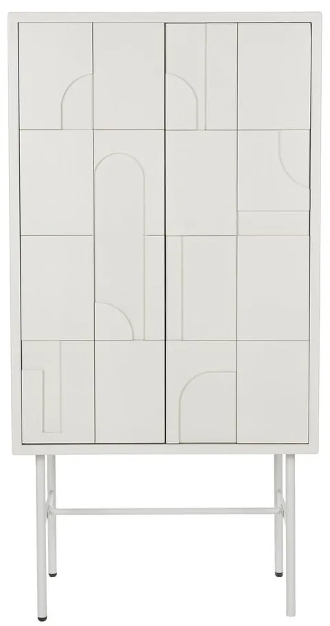 Светлосиво шкафче 70x140x40 cm Funk – White Label