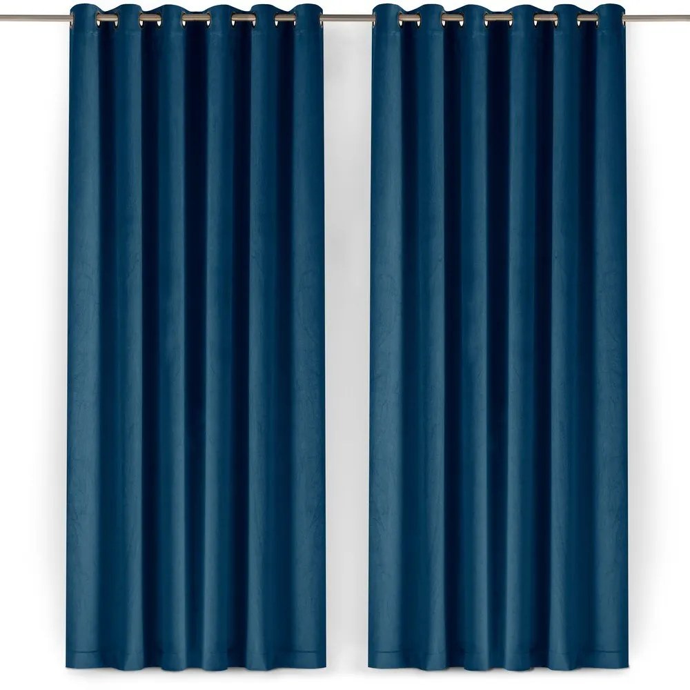 Синя затъмняваща завеса 200x300 cm Velto – Filumi