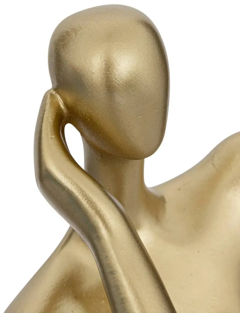 Декоративна фигура atmosphera Le Collectionneur, Смола, Златист, 25 cm