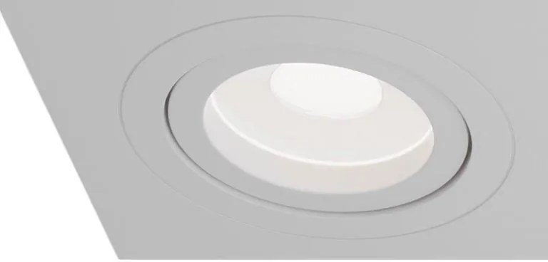 Вдлъбнати Точкова светлина покрив Maytoni Atom три светлини-бял