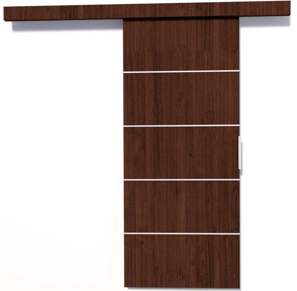 Плъзгаща се врата Piedmont-Wenge-Length: 76 cm