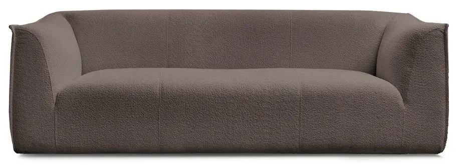 Кафяв диван от прежда с примки от букле 242 cm Giorgia – Bobochic Paris