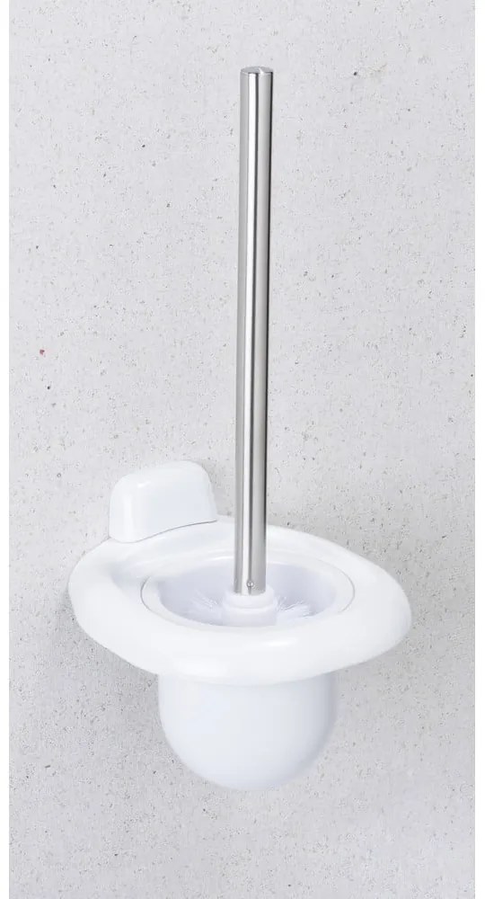 Бяла стенна пластмасова четка за тоалетна Pure – Wenko