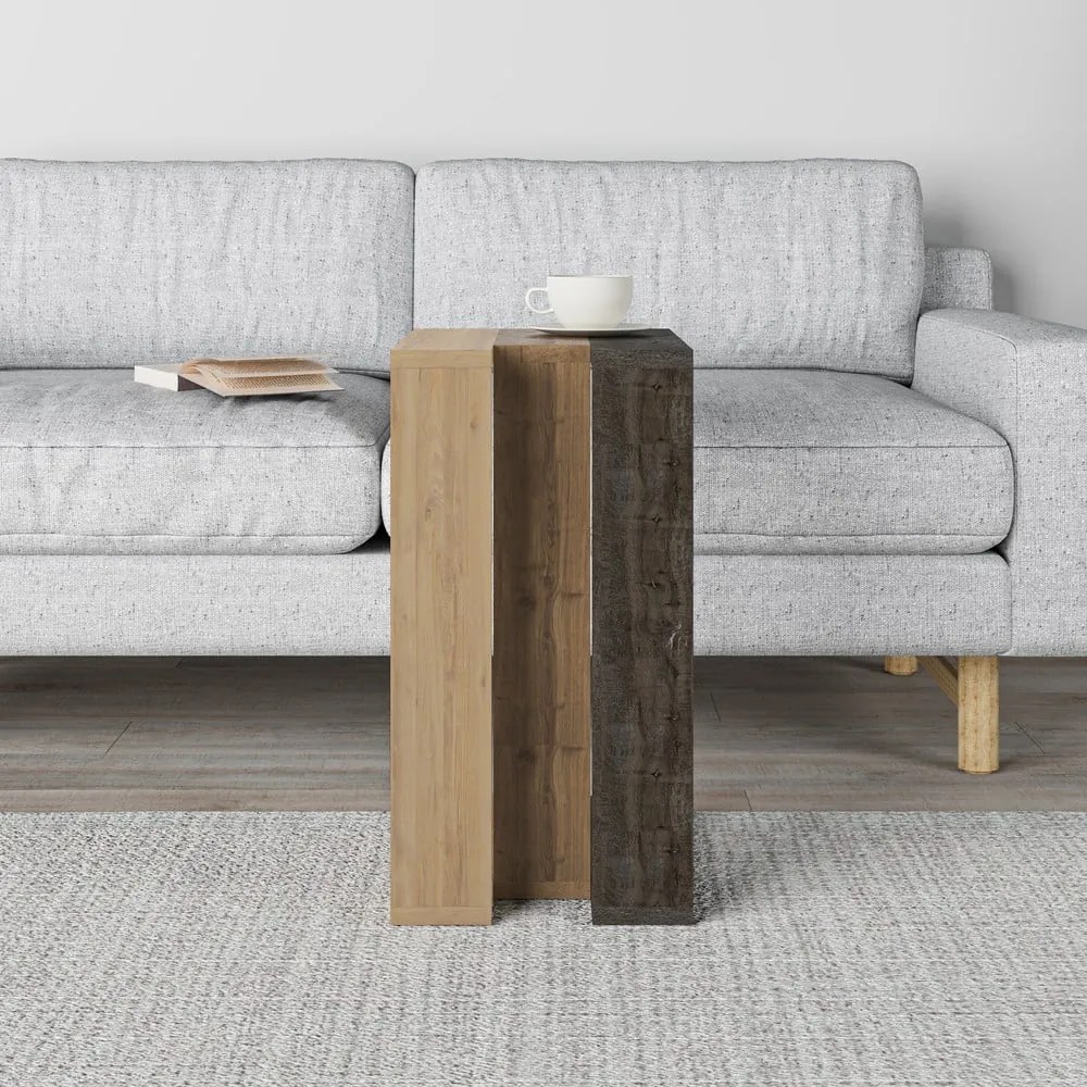 Дъбова странична маса 40x30 cm Macha - Marckeric