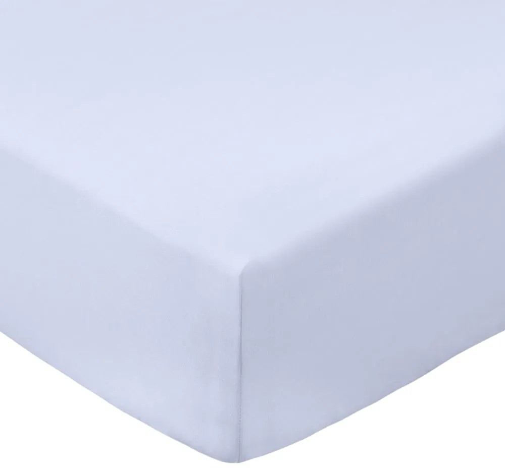 Еластичен чаршаф от памук перкал в цвят лавандула 150x200 cm Cotton Percale – Bianca