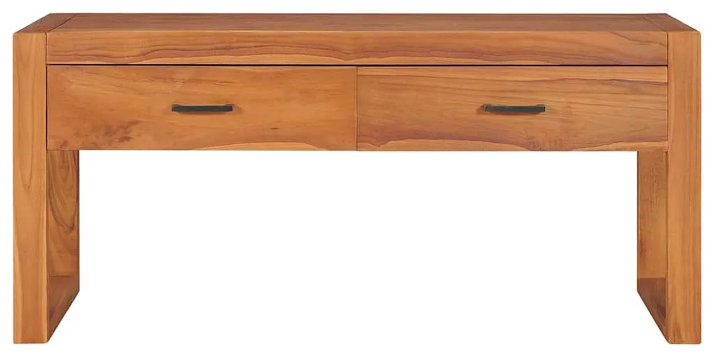 325272 vidaXL ТВ шкаф 100x40x45 см тиково дърво