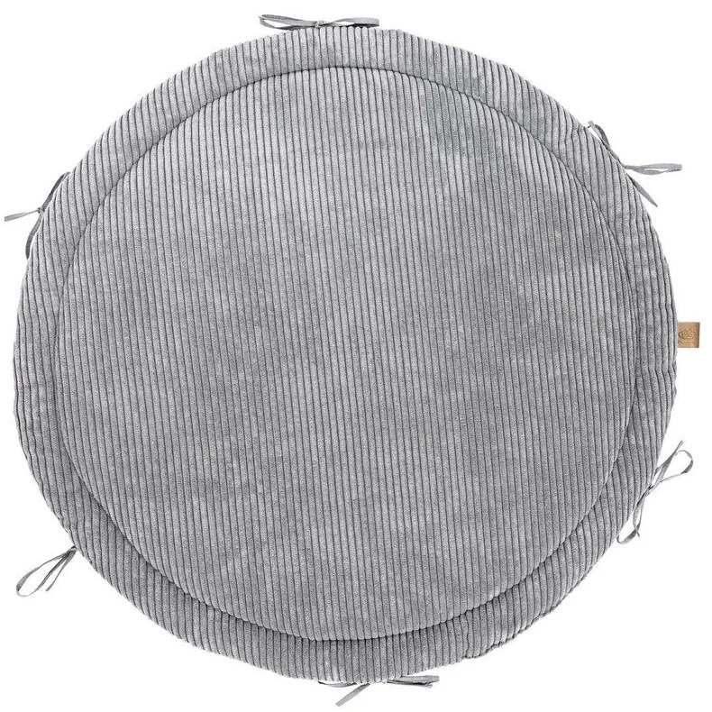 Сиво гнездо за бебе 100x100 cm – Meowbaby