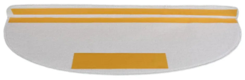 Светлокафяви килимчета за стълби в комплект от 16 части 20x65 cm Plain Color - Vitaus