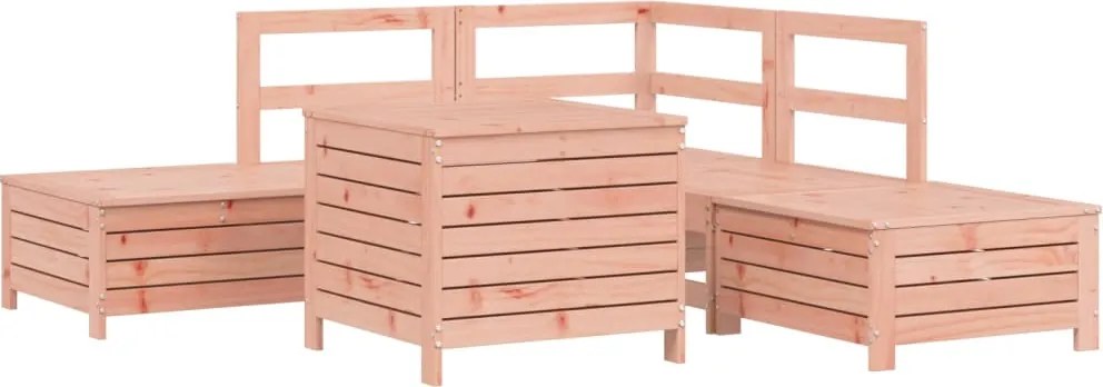 3250698 vidaXL Градински комплект диван от 6 части, дугласка ела масив