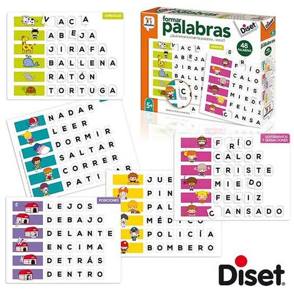 Образователна Игра Diset Create Words (ES)