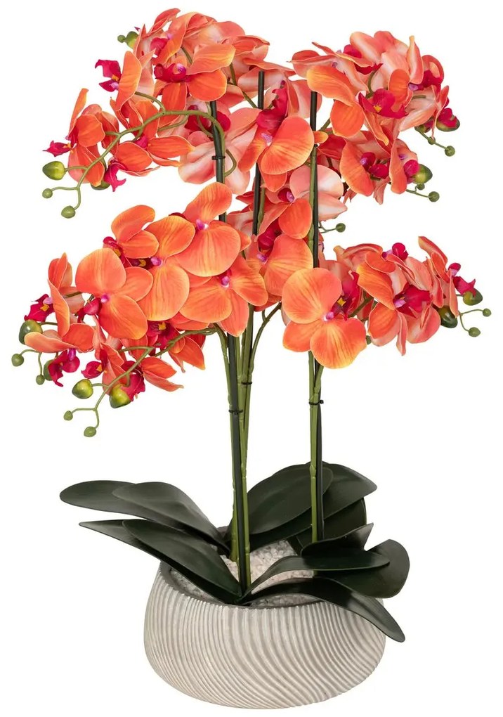 Изкуствено растение atmosphera Sanae Orchid, 65 cm