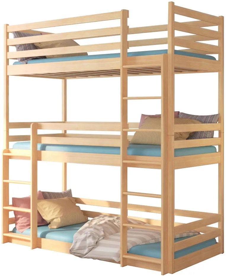 Двуетажно легло Capolo-200 x 90-Fusiko